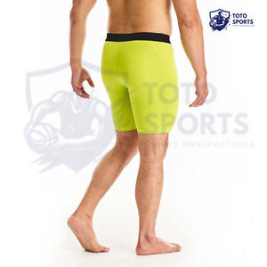 กางเกงขาสั้นผู้ชายสีเหลืองคุณภาพดี ดีไซน์ใหม่ ระบายอากาศได้ดี ทันสมัย เหมาะสำหรับออกกำลังกาย ฟิตเนส วิ่ง ประสิทธิภาพสูง - Product Image 3