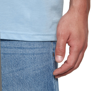 T-shirts pour hommes en coton 100% lavé, de haute qualité, respirants, avec logo personnalisé, 260 GSM, poids lourd, coupe ample, épaules tombantes, style boxy - Product Image 5