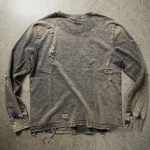 Men's Long Sleeve Washed Tee Long Sleeve Vintage Stonewashed <b>TShirts</b> Men Crew Neck - Product Image 3