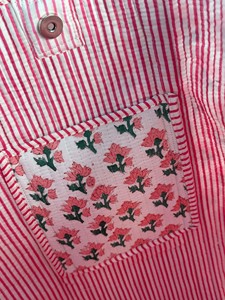 <b>Boho</b> Quilted Tote Shoulder Patch <b>Bag</b> Eco-Friendly Cotton Handprint Floral Customizable Logo Weekday Weekend Custom Printing - Product Image 2