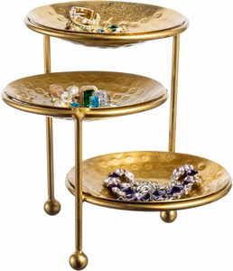 3 tier jewellery <b>stand</b> metal jewellery organiser tiered tray jewellery <b>display</b> <b>stand</b> luxury jewellery <b>stand</b> jewellery holder - Product Image 1