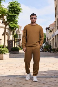 Everyday Sweatsuit Clothing Set Featuring Soft Sweatshirt and Jogger <b>Pants</b> for <b>Leisure</b> Travel and Casual Wear - Product Image 3