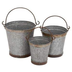 Maceta de Metal galvanizado de alta calidad con recubrimiento en polvo para jardín doméstico, balcón, precio bajo, decoración de flores de proveedor indio - Product Image 6