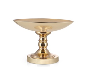 ชามเสิร์ฟทองเหลืองดีไซน์ทันสมัย ทนทาน สำหรับบุฟเฟ่ต์ งานจัดเลี้ยง และใช้ในครัวเรือน - Product Image 1