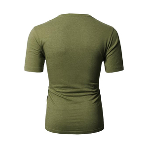 Plain T Shirt Men Combed <b>Ring</b> Spun Cotton 190gsm Pre Shrunk Anti Wrinkle Daily Essential Undershirt Wholesale - Product Image 2