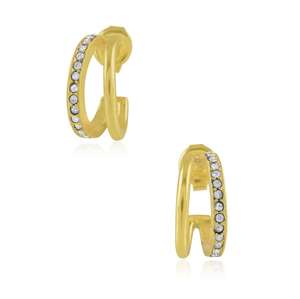 Boucles d'oreilles pendantes en alliage plaqué or avec pierres, faites à la main, les plus vendues, pour femmes, bijoux de mode pour mariage, disponibles au meilleur prix du marché - Product Image 1