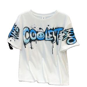 High Quality 100% Cotton Jersey Oversized T Shirt Puff Printing Custom Designer Brand Men's Wholesale Men T Shirts - Product Image 1