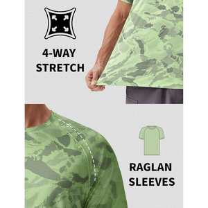 Camisetas de Pesca LADO SPORTS para Hombre, Manga Larga, Cuello Redondo, Spandex/Poliéster, UPF 50+, Anti-UV, Secado Rápido, Estampado por Sublimación - Product Image 6