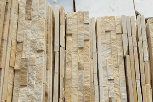 Panneaux de grand livre en marbre jaune crème de qualité supérieure revêtement en pierre naturelle imperméable pour villa moderne appartement jardin intérieur/extérieur - Product Image 2