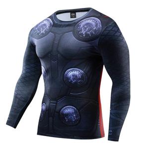 Professional Gym Rash Guard <b>Athletic</b> Compression Shirt Custom Printing Sportswear Manufacturer - Product Image 5