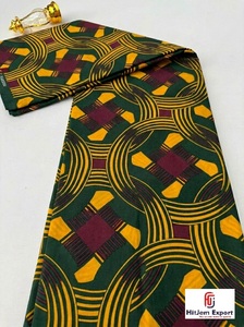 Tela de Algodón Ankara con Estampado Africano de Primera Calidad, Peso Medio, Impermeable, Anti-UV, Personalizable OEM/ODM, Textil para Ropa y Bolsos - Product Image 2