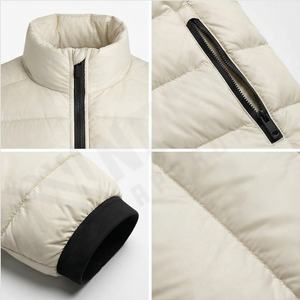 Nuevo estilo para hombre, resistente al agua, empacable con capucha, acolchado, brillante, Burbuja, chaqueta acolchada, pluma de plumón de pato - Product Image 4