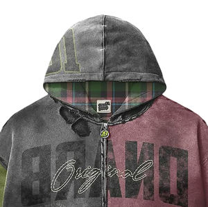 เสื้อฮู้ดดี้พิมพ์ลายดิจิตอลสไตล์วินเทจ โลโก้สั่งทำได้ ทรงโอเวอร์ไซส์ ผ้าฟลีซ ใส่ได้ทั้งชายหญิง สีพื้น เรียบง่าย มีสไตล์ เหมาะสำหรับฤดูหนาว - Product Image 3