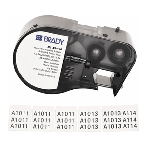 Étiquettes en tissu vinyle repositionnables compatibles avec ruban pour imprimantes M4/M5 - Product Image 3