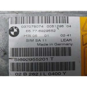 ECU และโมดูลคอมพิวเตอร์มือสองสำหรับรถยนต์ซีรีส์ 7 รุ่น 6929552 - Product Image 3
