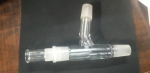 High <b>Temperature</b> Resistant Glass Distillation Adapter 75 Degree Distilling Head 24 40 Joint Laboratory Separation Component - Product Image 2