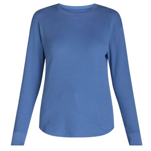 2026 Fashion Wear Top Selling Lightweight Material Reglan Sleeves Crop Short <b>Length</b> Design Slim Fit Women's <b>Long</b> Sleeve <b>Shirts</b> - Product Image 5