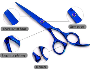 Ciseaux de coiffure professionnels en acier inoxydable, lame tranchante, pour droitiers, manche long, pour la coupe de cheveux, fournitures de salon de coiffure - Product Image 1