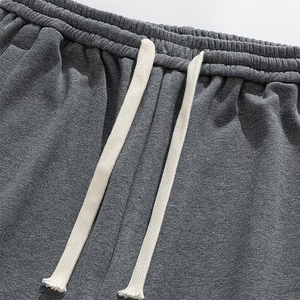 Customized Men's Jogger Baggy Pants Gray Color Outdoor Streetwear Drawstring Courser Loose Jogging Sweat Pants - Product Image 3