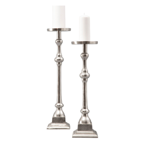 Candelabro Clásico Superventas para Decoración del Hogar, Portavelas Plateado, de Aluminio Fundido, Hecho a Mano y Personalizado - Product Image 4