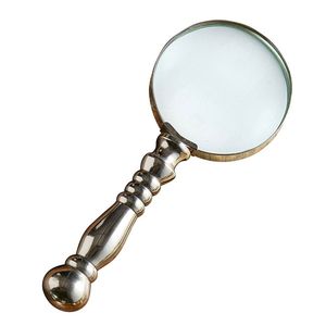 Decorative Metal <b>Magnifying</b> <b>Glass</b> With Elegant Handle For Home Office Desk Accessories And Gift Collections - Product Image 2