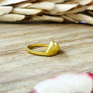 Unique Design Minimalist Peak <b>Ring</b> Boho Brass <b>Rings</b> For Women 18k Gold Plated Geometric Mountain Band <b>RIng</b> For Wholesale/OEM/ODM - Product Image 2