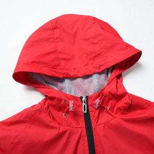 Custom High Quality Autumn Windbreaker Jaket Hooded Patchwork Outdoor Windproof Sports Running <b>Mens</b> <b>Jackets</b> - Product Image 4