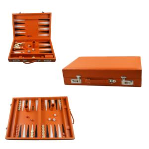 Jeu de backgammon en cuir fait main, dernier design, personnalisé, de qualité supérieure, jeu divertissant pour enfants et adultes - Product Image 1