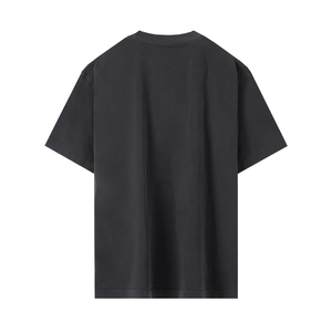 เสื้อยืดสตรีทแวร์ผู้ชายแบบสั่งทำพร้อมออกแบบโลโก้ เสื้อยืดผ้าถักทรงโอเวอร์ไซส์ พิมพ์ลายเสื้อยืด 100% โพลีเอสเตอร์ - Product Image 2