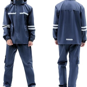 Conjunto Deportivo de Nylon Unisex de Alta Calidad, Impermeable, con Cremallera, Cortavientos, 2 Piezas, para Gimnasio y Fitness, Transpirable, para Hombre - Product Image 3