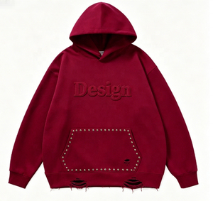 Sudadera con Capucha Extra Grande de Alta Calidad, Personalizada, con Cierre, 100% Algodón Ecológico, con Logotipo en Relieve 3D Personalizado, Unisex - Product Image 1