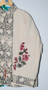 Veste en coton artisanale de qualité supérieure à motifs imprimés à la main pour femmes |   Manteau ouvert éco-responsable, style bohème décontracté et ethnique - Product Image 3