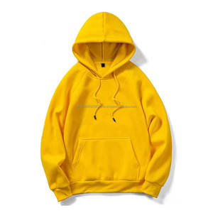 Sweats à capuche pour hommes avec poche kangourou, sweats à capuche basiques surdimensionnés pour hommes, sweats à capuche en coton mélangé avec motif en relief, style décontracté élégant - Product Image 1