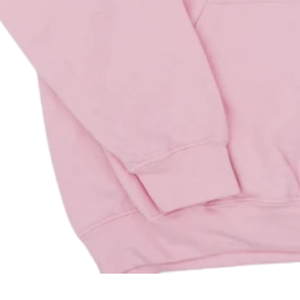 Sudadera con Capucha Alpha (AKA) Rosa Satinado con Letras Griegas Bordadas, Sudadera con Capucha Informal para Mujer en Color Rosa - Product Image 2