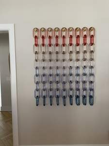 Adornos de Pared para el Hogar y Jardín, Cadena Decorativa de Resina Transparente, Tamaño Personalizado, Cadena Decorativa de Resina para Interiores, Embalaje Personalizado - Product Image 2