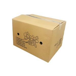 Wholesale Glossy Lamination Waterproof <b>Packaging</b> Carton Box Low MOQ Kraft <b>Material</b> for Vegetables Fruit Export Shipping Vietnam - Product Image 3