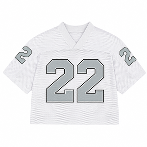Factory Manufacture 100% Polyester Unisex American Football <b>Fan</b> Jersey Fully Sublimated V <b>Neck</b> Best Quality <b>Fan</b> Jersey - Product Image 6