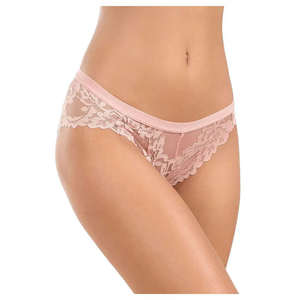 Culotte string en soie 100% imprimée motif léopard tricoté, taille basse, antibactérienne, vente en gros, sous-vêtements et vêtements de nuit pour femmes - Product Image 3