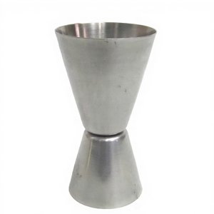 Ensemble d'outils de bar à cocktails en acier inoxydable et céramique avec logo personnalisé, double doseur et outils de mesure en verre pour les barmans professionnels - Product Image 5