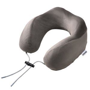 Cuscino da Viaggio Migliorato in Memory Foam al Carbone di Bambù con Mascherina per Occhi e Tappi per Orecchie, Cuscino per il Collo per Viaggi Confortevoli - Product Image 1