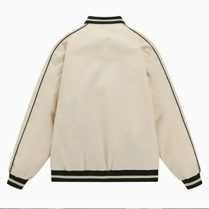 เสื้อแจ็คเก็ตหนังแท้ลายนูนสำหรับผู้ชายเสื้อแจ็กเก็ตมอเตอร์ไซต์กลับด้านได้พิมพ์โลโก้ออกแบบได้ตามต้องการ - Product Image 4