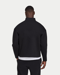 2026 OEM Winter <b>Men's</b> Breathable Quarter Zip Fleece <b>Pullover</b> Sweatshirt Washed Garment Dyed 100% Polyester - Product Image 2