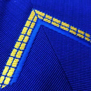 Delantal Masónico Hecho a Mano de Alta Calidad NESTA SPORTS, Collar Bordado para Todos los Grados de Logia, Regalia - Product Image 5