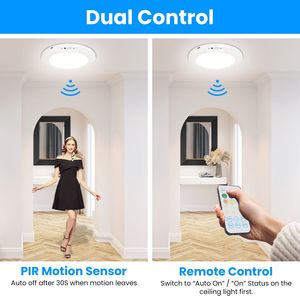 Lampada da Soffitto Ricaricabile con Sensore di Movimento, Magnetica, Wireless, con Timer e Telecomando, Funzione di Dimmerazione Continua - Product Image 5