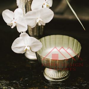 Florero de compota de oro y Metal de diseño único, Base de Pedestal para mesa de boda, centros de mesa y decoraciones para eventos - Product Image 6