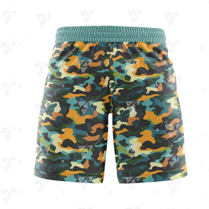 Shorts de sport décontractés pour hommes, grandes tailles, en Spandex/Polyester, séchage rapide, respirants, légers, pour l'été, taille élastique - Product Image 2