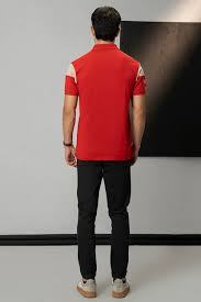 Polo de Manga Corta para Hombre, Diseño 2026, Logotipo Personalizado, Blanco, para Golf, con Contraste Negro en Hombros y Laterales - Product Image 3