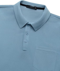 Polos de Golf Personalizados con Logotipo Bordado, 100% Algodón, para Hombre, Color Sólido, en Venta a Bajo Precio - Product Image 3