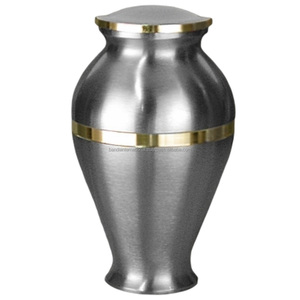 Urnes de crémation pour adultes en laiton de haute qualité avec urnes funéraires en métal fini or perle pour cendres humaines - Product Image 5