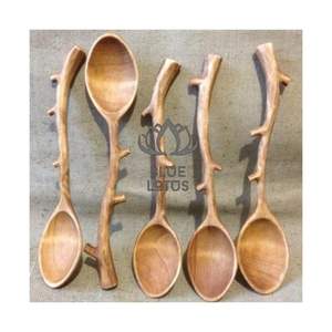 Los más vendidos: Cucharas de madera de cabeza plana 2026 para untar mermelada y rebanadas de pan tostado. Artículo de madera pura, limpio, seguro, fiable y ecológico. - Product Image 1